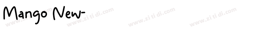 Mango New字体转换